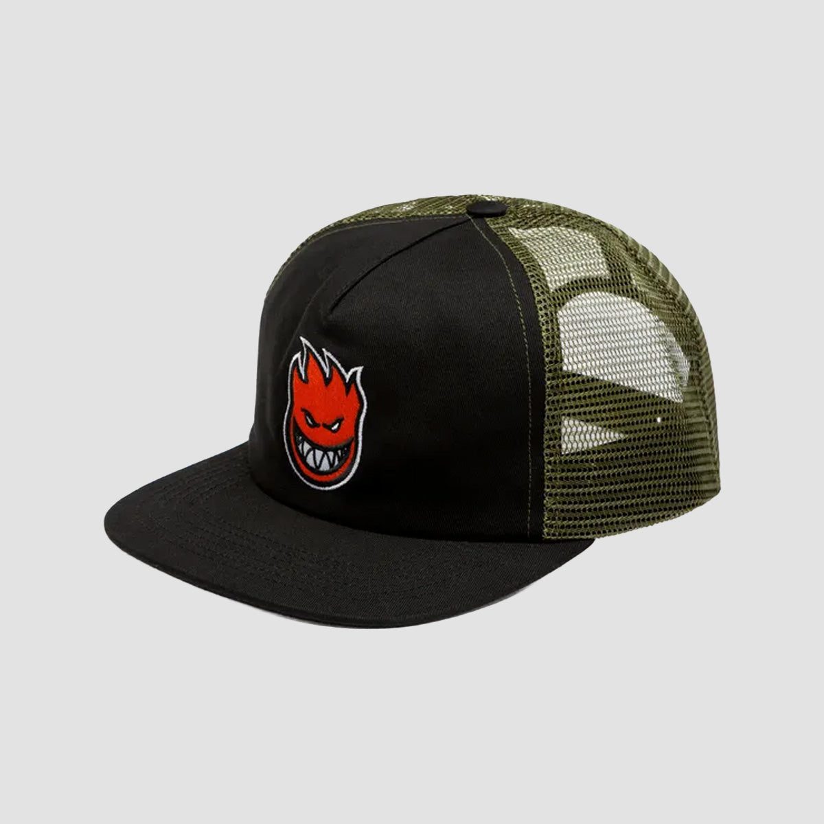 Spitfire Bighead Fill Trucker Cap Black/Olive