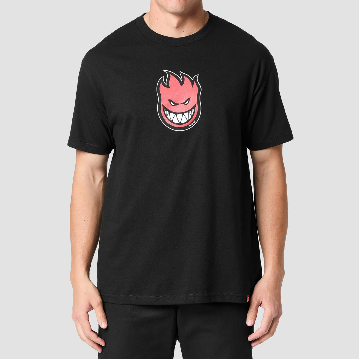 Spitfire Bighead Mid Fill T-Shirt Black/Red
