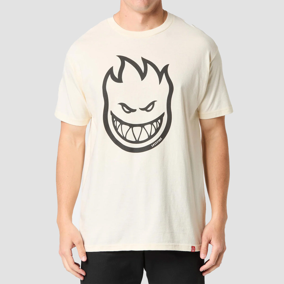 Spitfire Bighead T-Shirt Cream/Black
