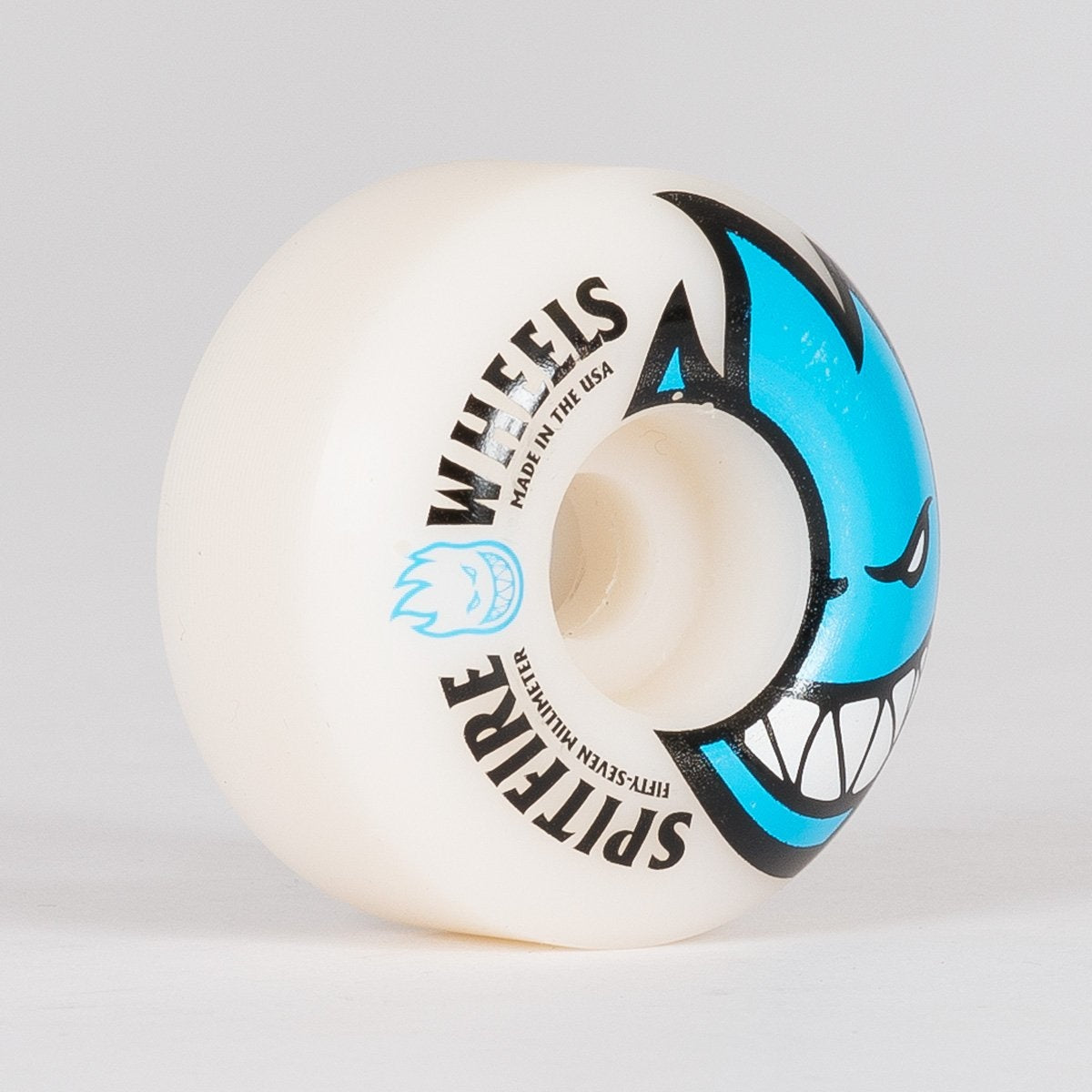 Spitfire Bighead Skateboard Wheels White/Sky Blue 57mm