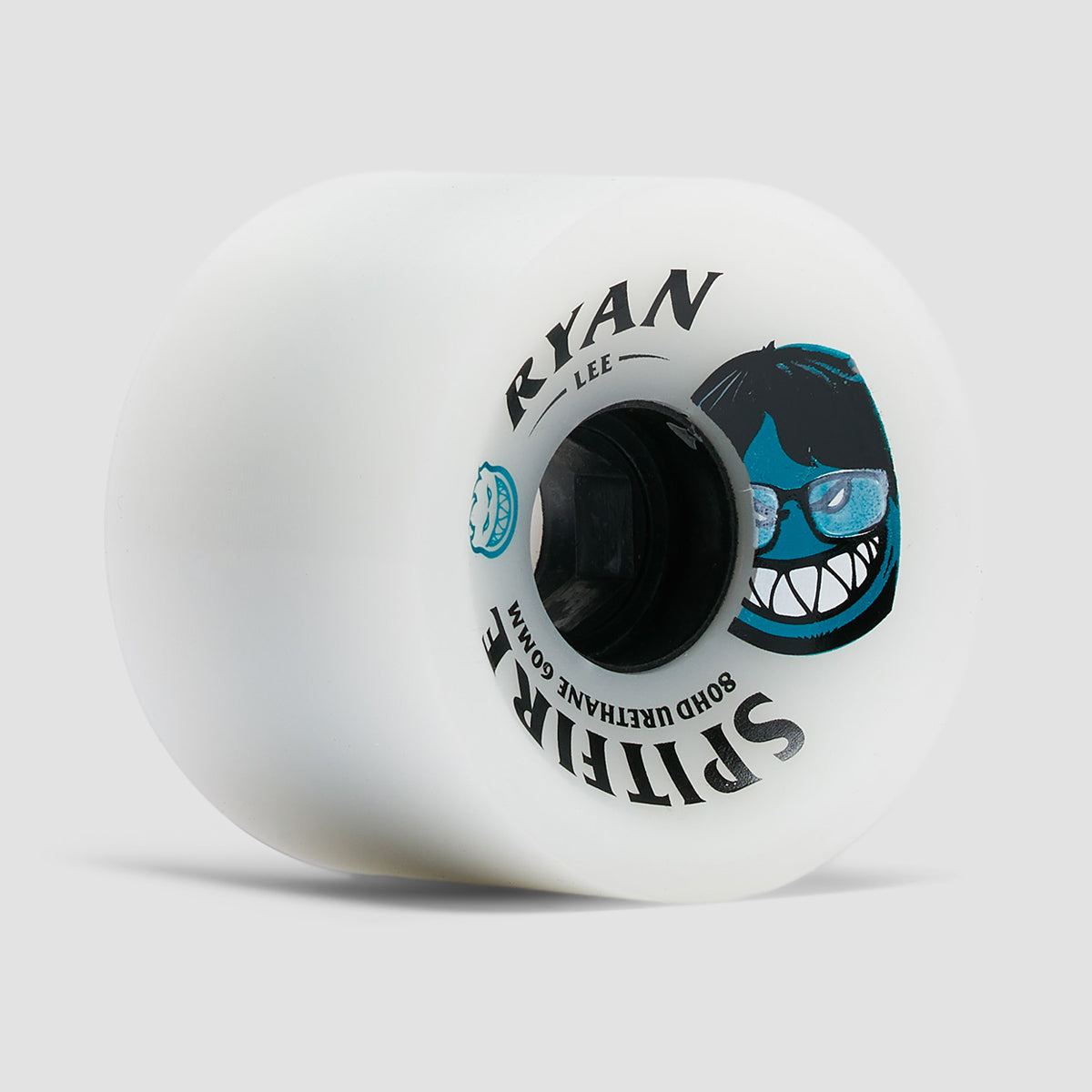 Spitfire Burn Squad Ryan Lee Custom Super Wides 80HD Soft Skateboard Wheels Clear/Black 60mm