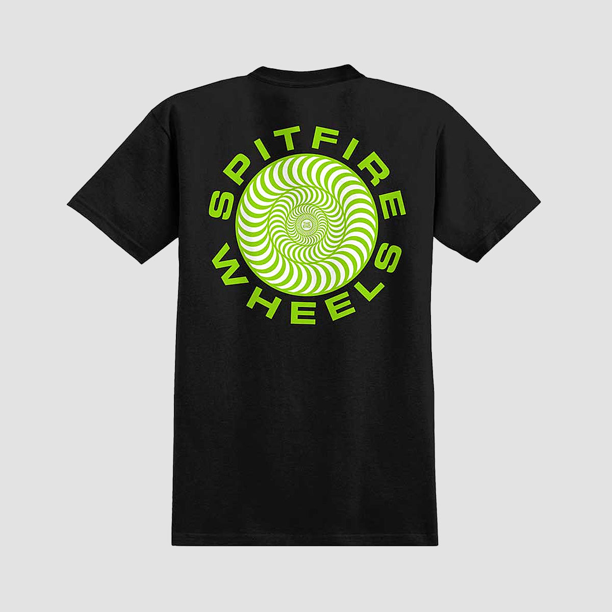 Spitfire Classic 87 Swirl Fill T-Shirt Black/Green/White