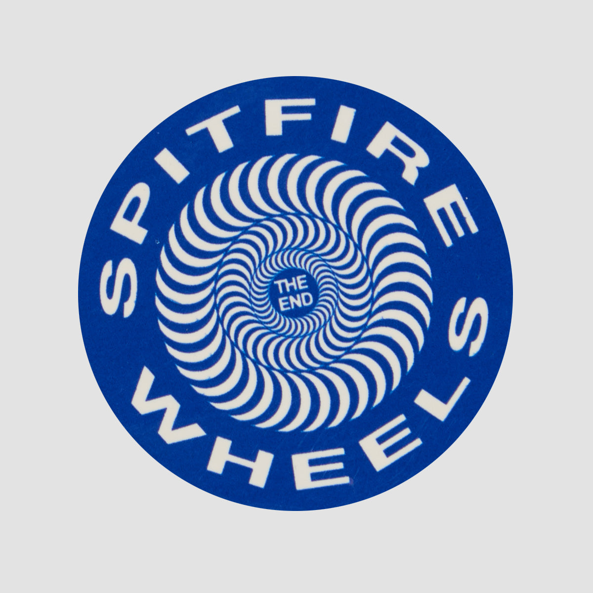 Spitfire Classic Sticker Small Blue/White 62mm