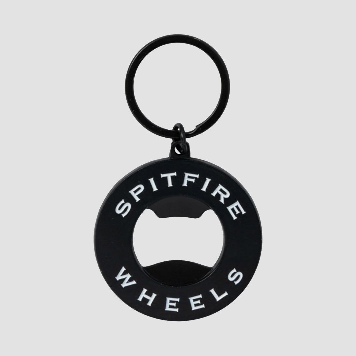 Spitfire Classic Swirl Bottle Opener Key Ring Black/White