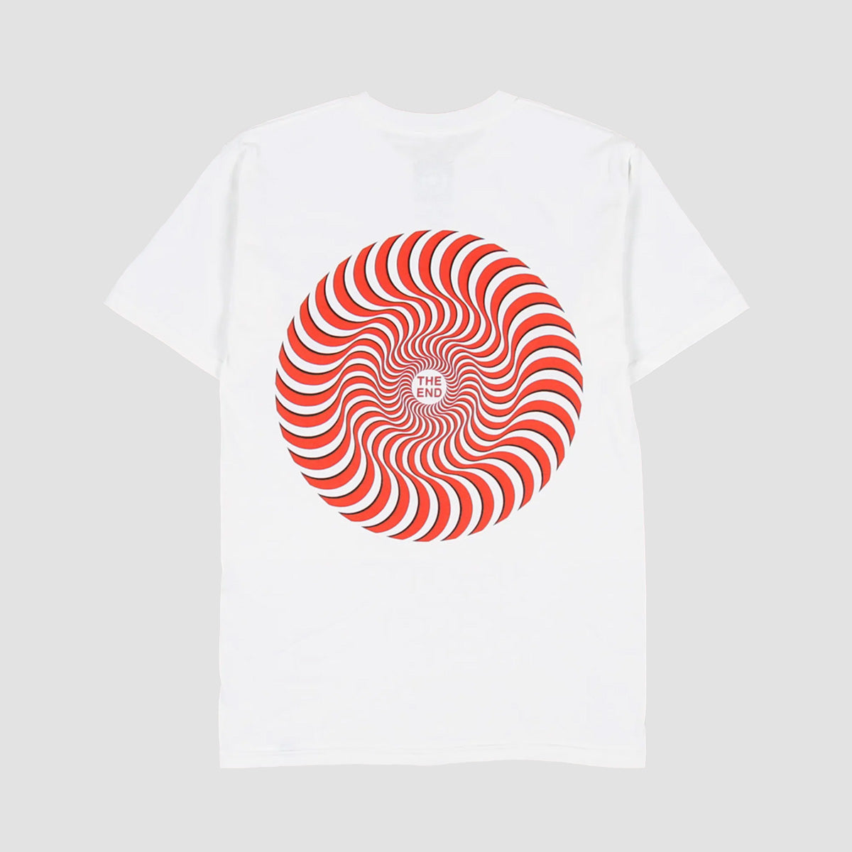 Spitfire Classic Swirl Overlay T-Shirt White/Red/Black