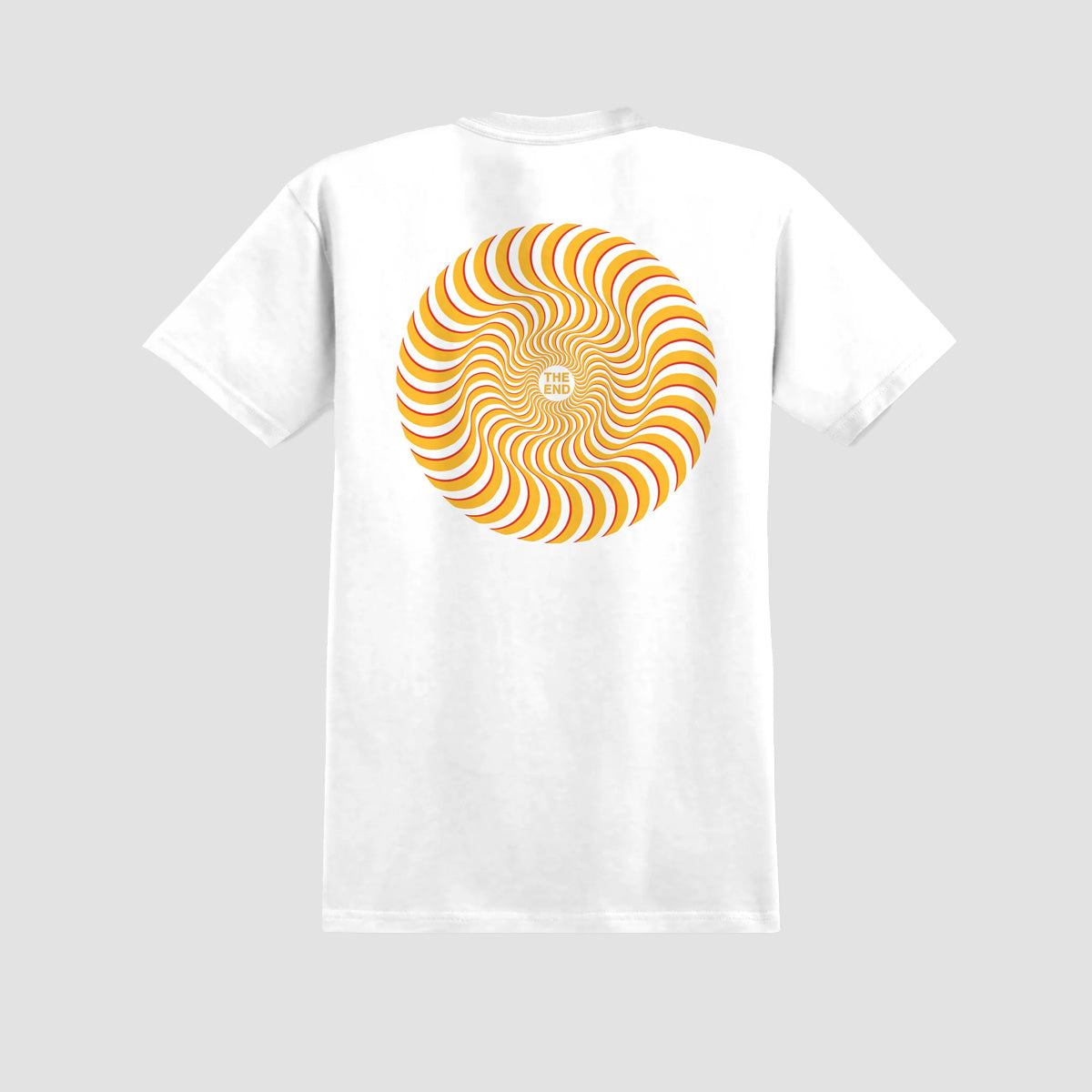 Spitfire Classic Swirl Overlay T-Shirt White/Yellow