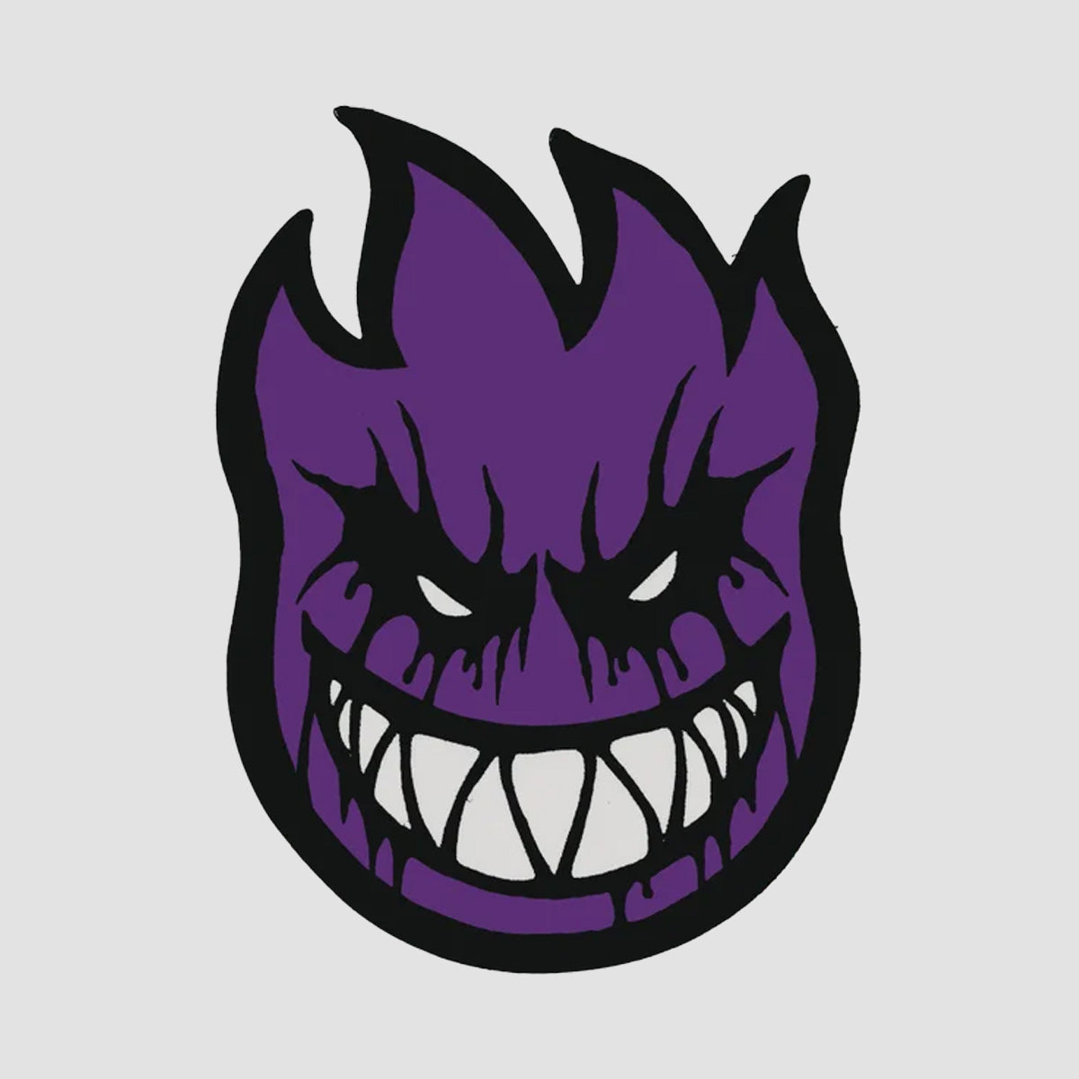 Spitfire Deathmask II Bighead Sticker Purple 75x55mm