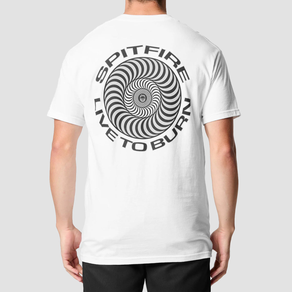 Spitfire Live To Burn Classic T-Shirt White