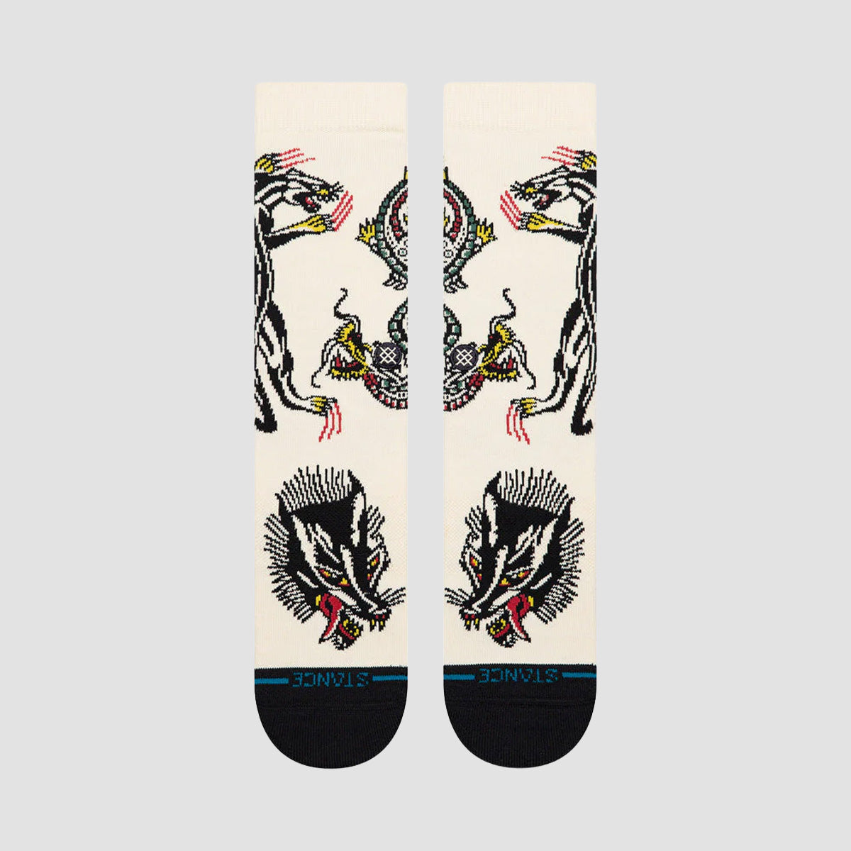 Stance Battle Crew Socks Cream