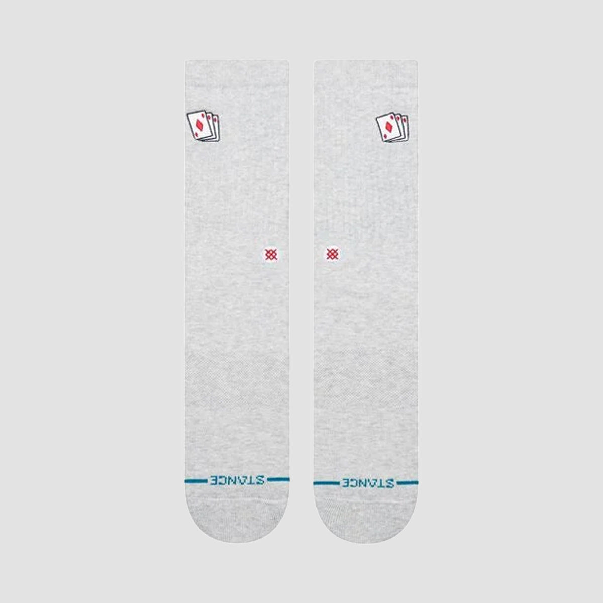Stance Hit Me Crew Socks Heather Grey