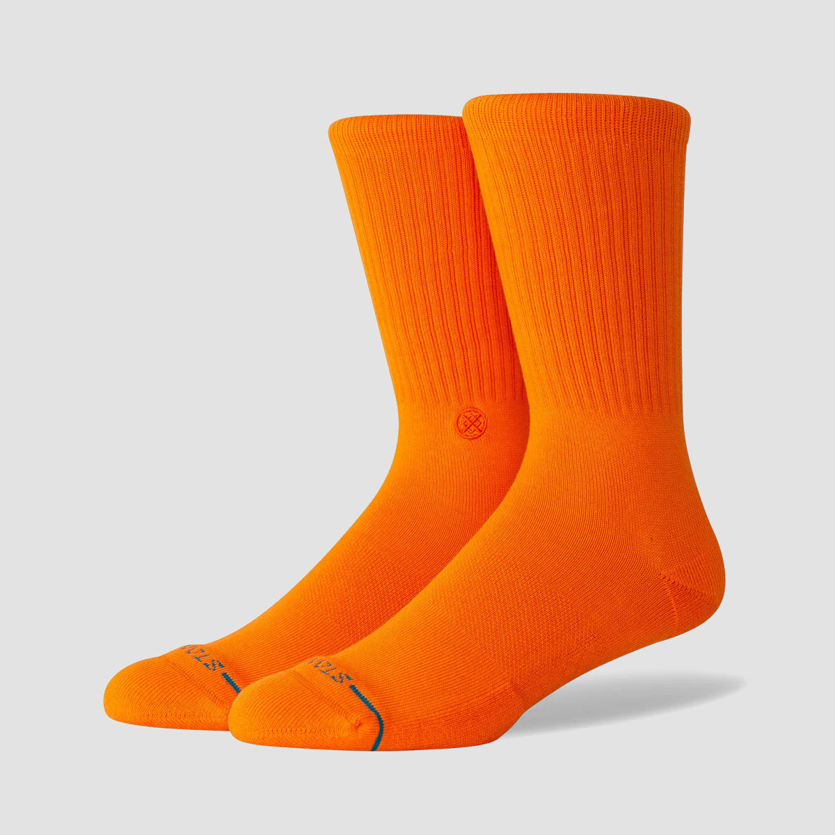 Stance Icon Crew Socks Orange