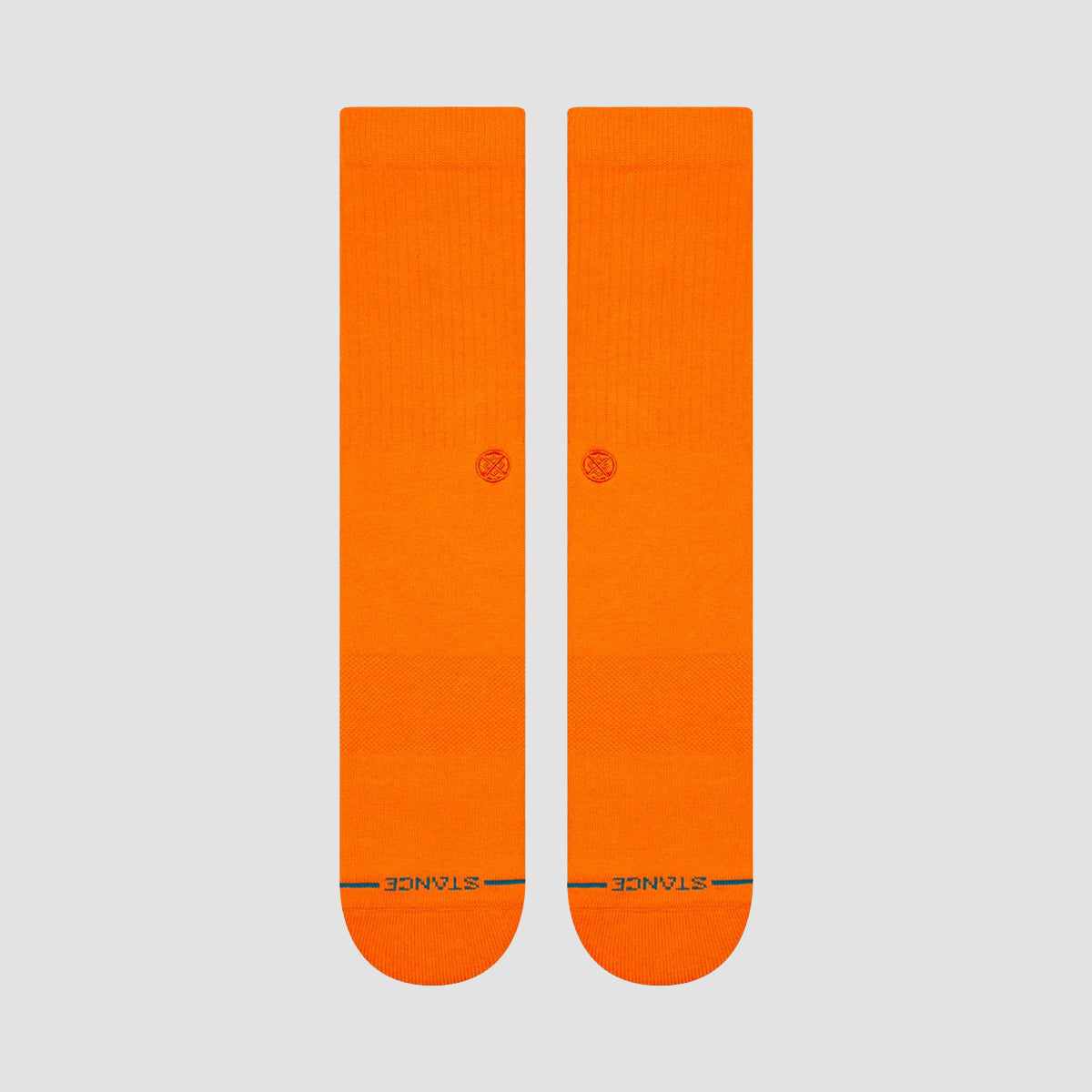 Stance Icon Crew Socks Orange