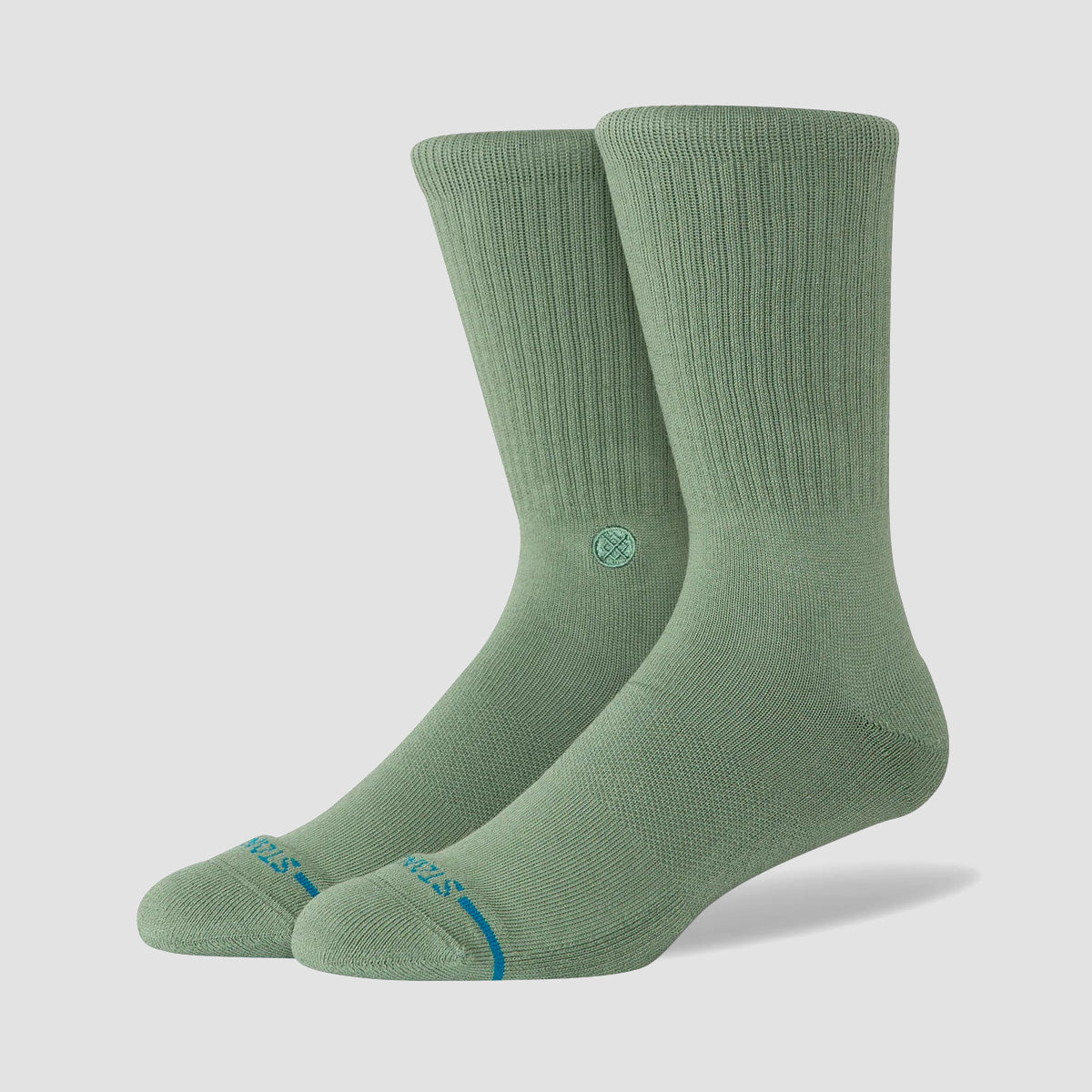 Stance Icon Crew Socks Sage
