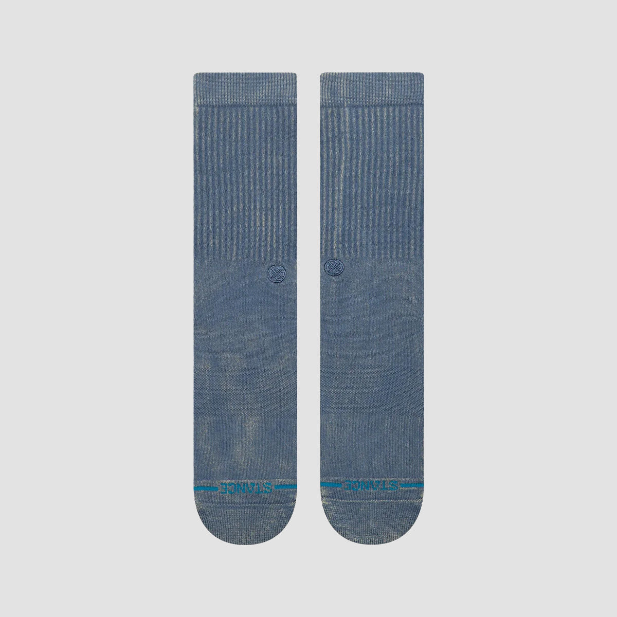 Stance Icon Dyed Crew Socks Sea Blue