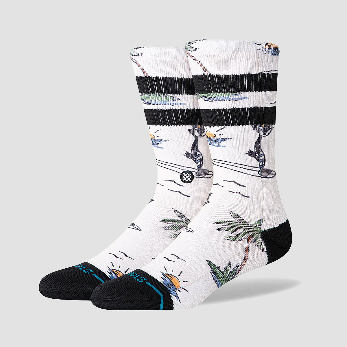 Stance Kool Katz Surf Crew Socks Canvas