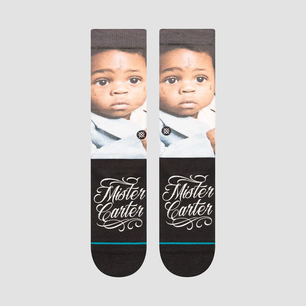 Stance Lil Wayne Mister Carter Crew Socks Black