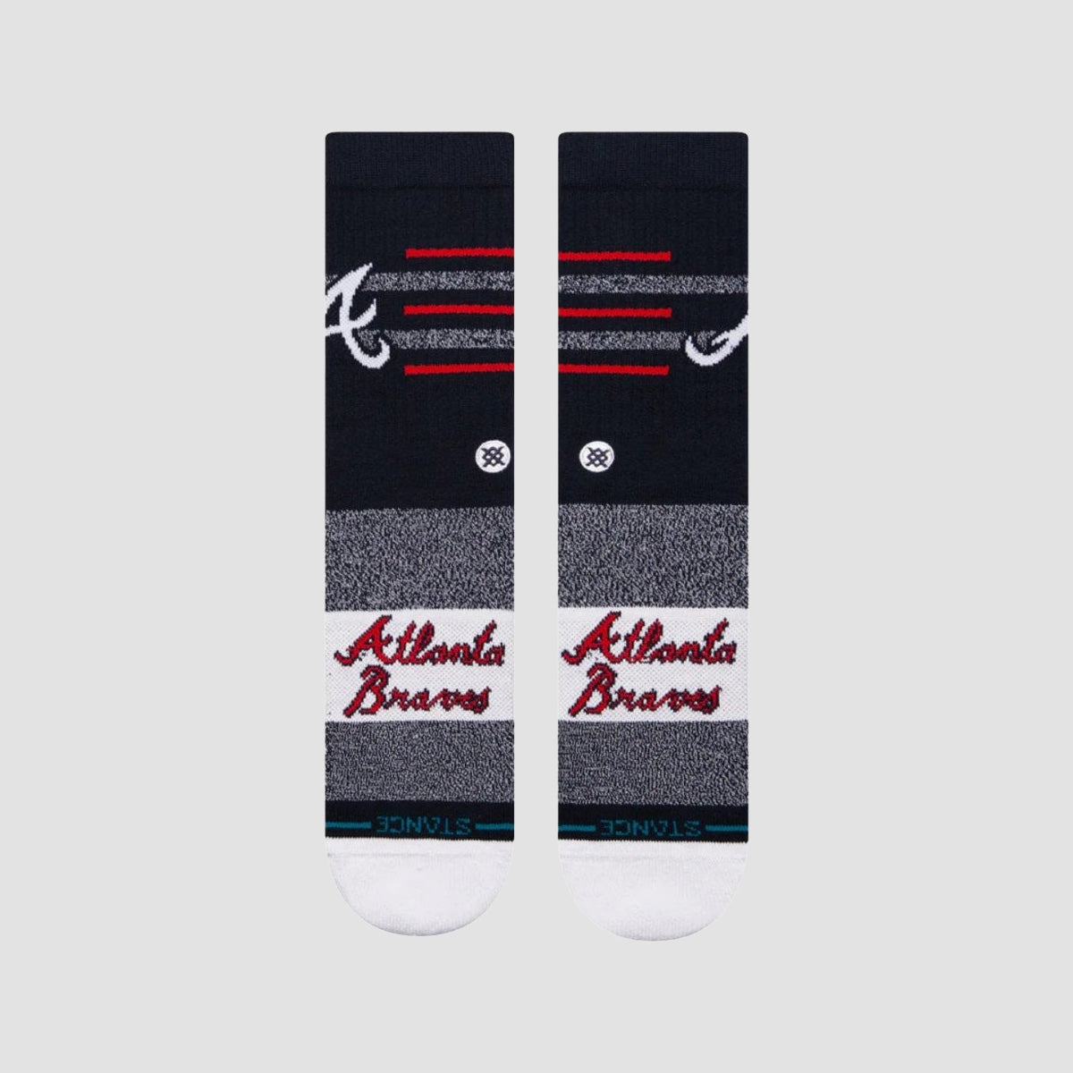Stance MLB Atlanta Braves Closer Crew Socks Navy