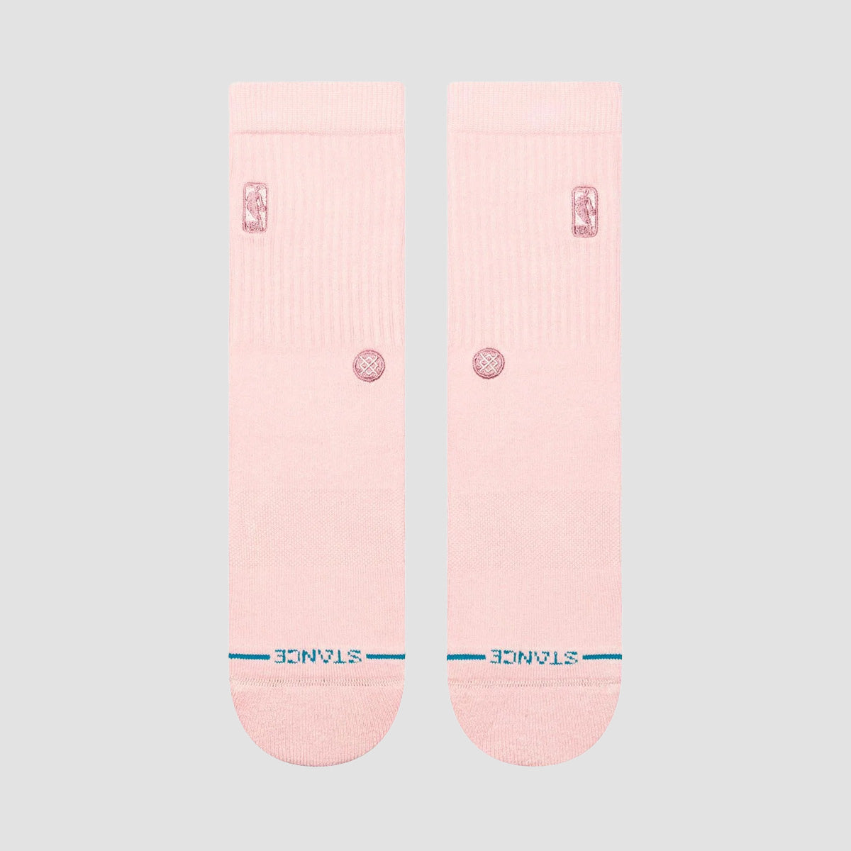 Stance NBA Logoman Crew Socks Dustyrose L