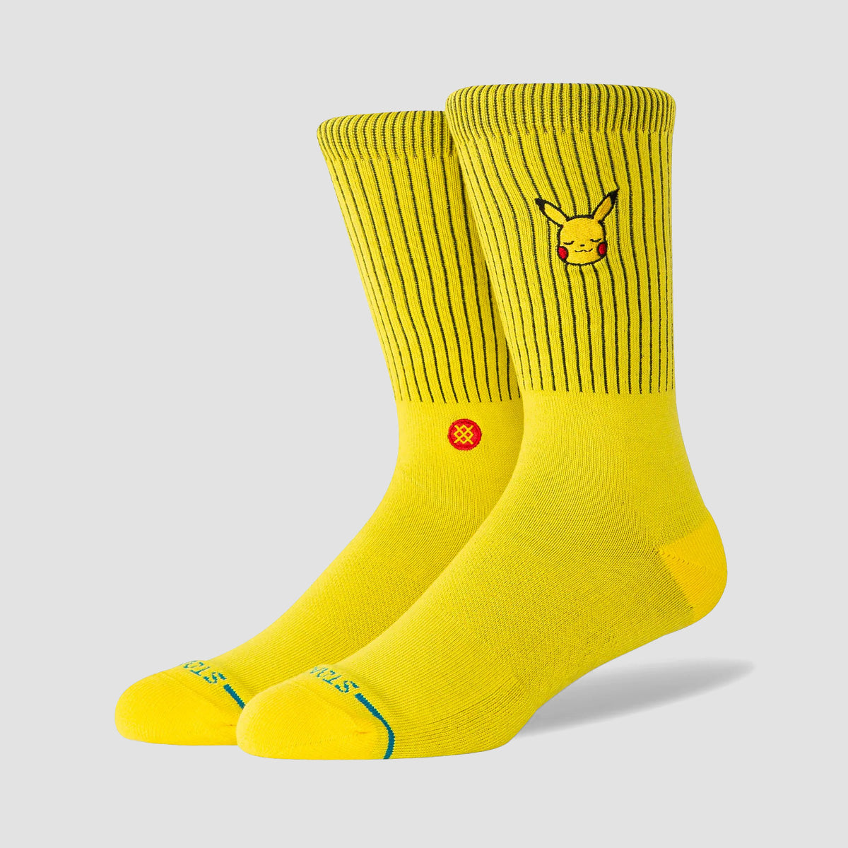 Stance Pokemon Pikachu Crew Socks Yellow