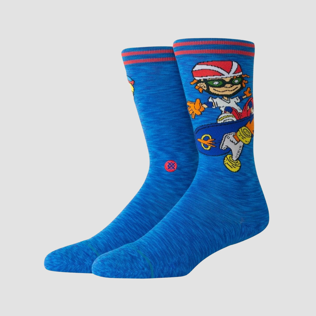 Stance Rocket Power Reggie And Otto Crew Socks Royal