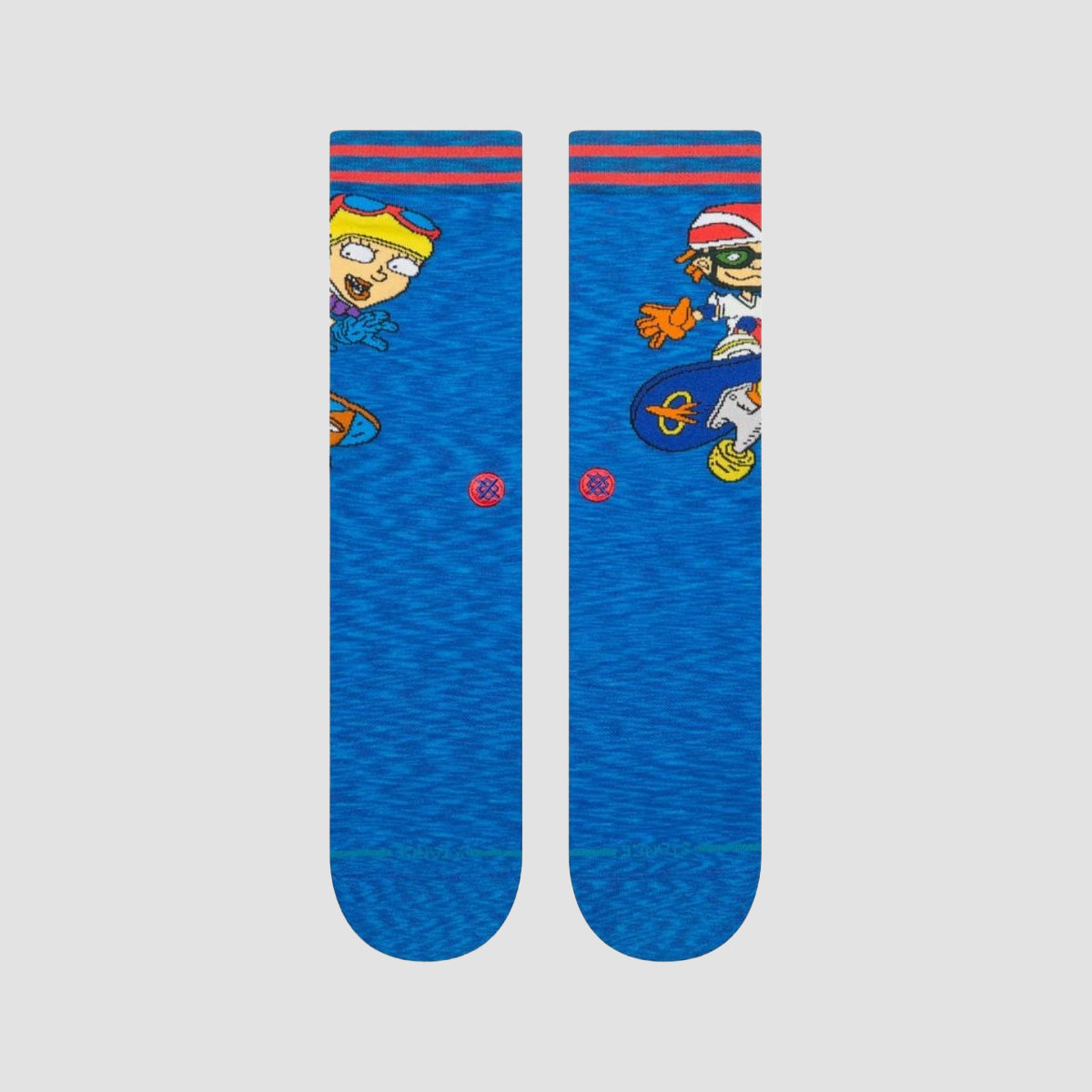 Stance Rocket Power Reggie And Otto Crew Socks Royal