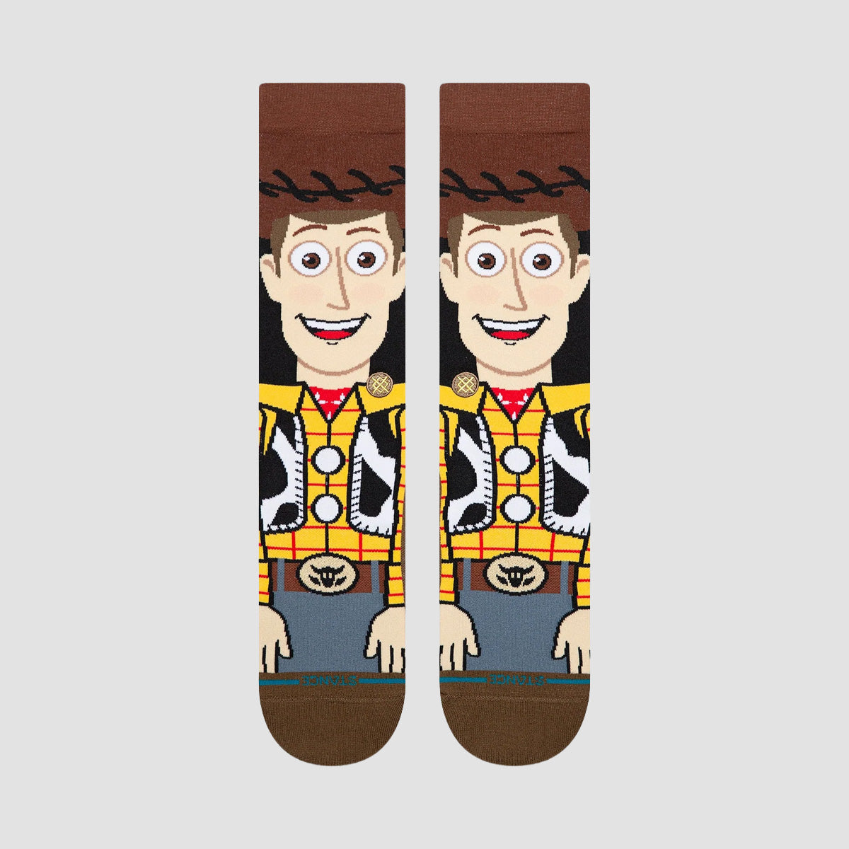 Stance X Toy Story Woody Crew Socks Brown
