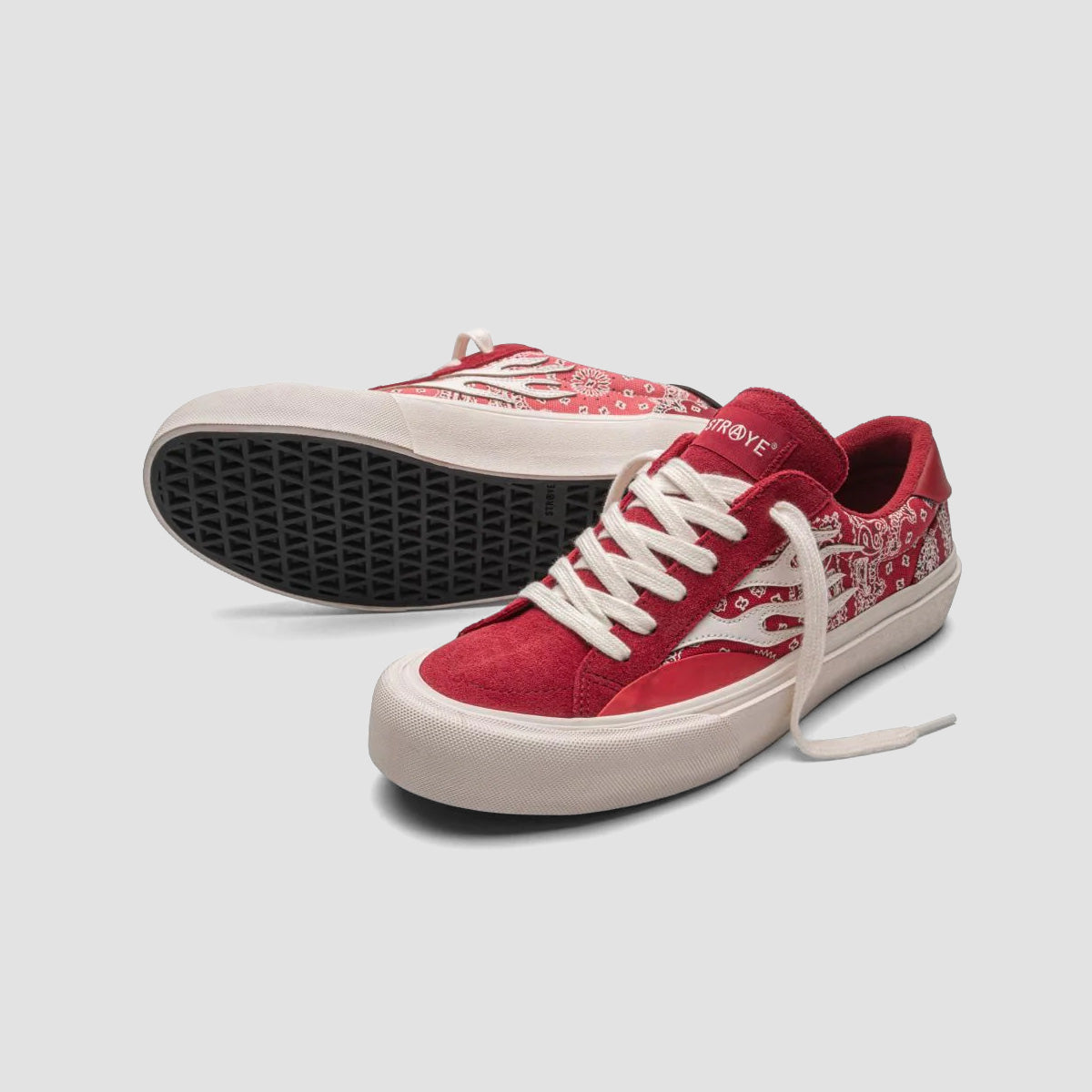 STRAYE Logan Shoes - Red Bandanas