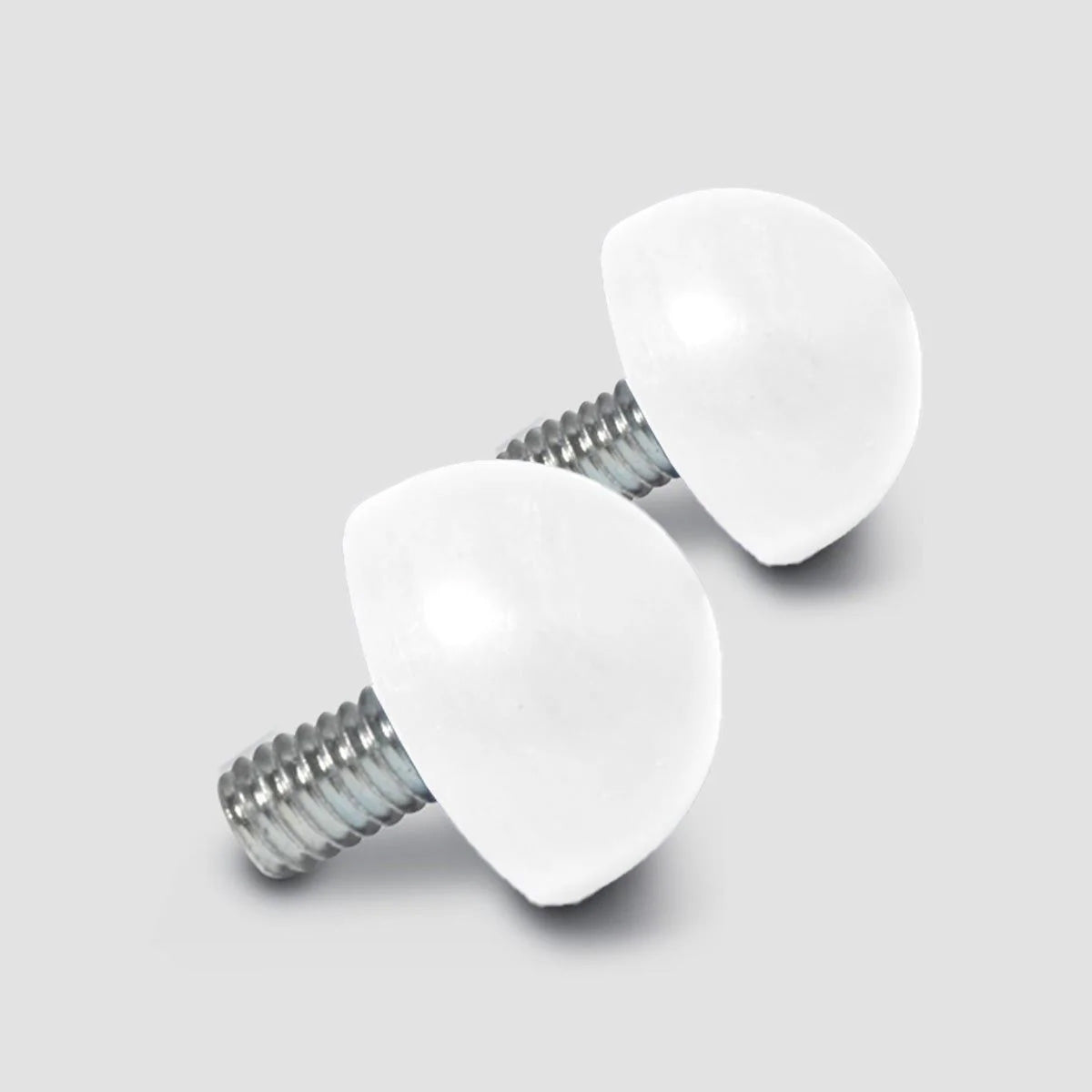Sure Grip Metal Stem 5/16 Dance Plugs x2 White