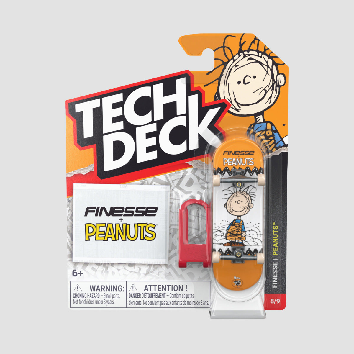 Tech Deck 96mm Entertainment Series (M04) Fingerboard - Finesse Peanuts 8/9