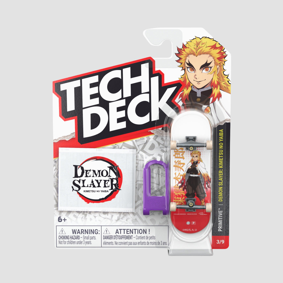 Tech Deck 96mm Entertainment Series (M04) Fingerboard - Primitive Demon Slayer 3/9