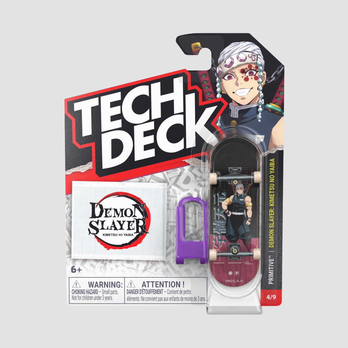 Tech Deck 96mm Entertainment Series (M04) Fingerboard - Primitive Demon Slayer 4/9