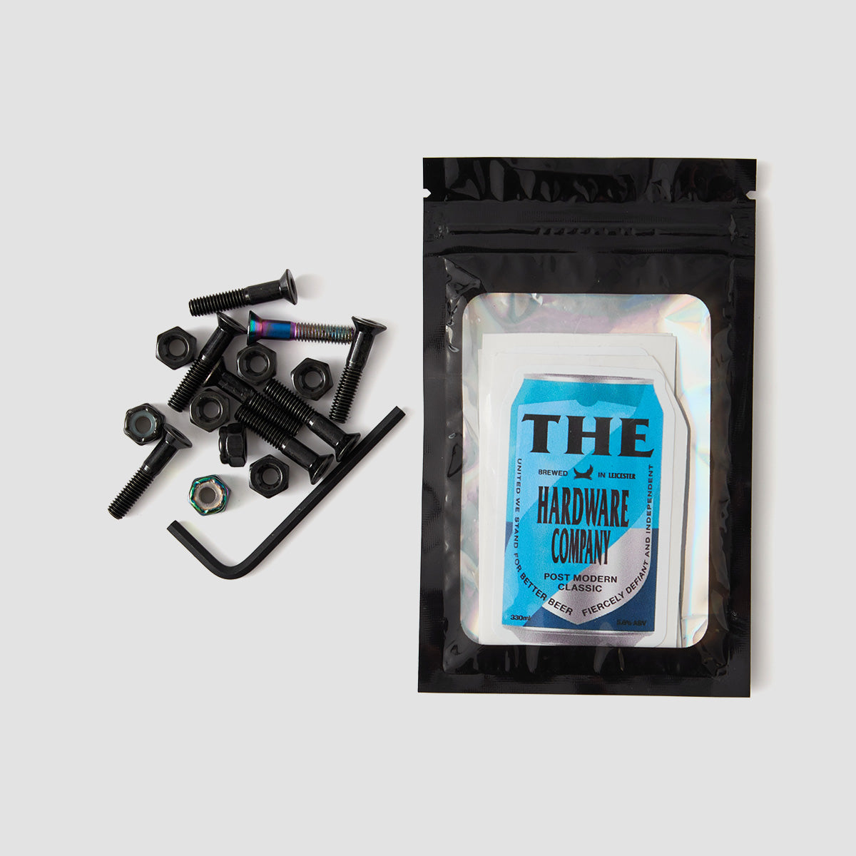 The Hardware Company THC Crafty Sesh Allen Truck Bolts Black/Neo Diesel 1"