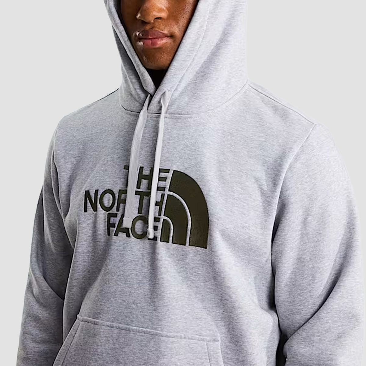 The North Face Drew Peak Regular Pullover Hoodie TNF Light Grey Heather/New Taupe Green