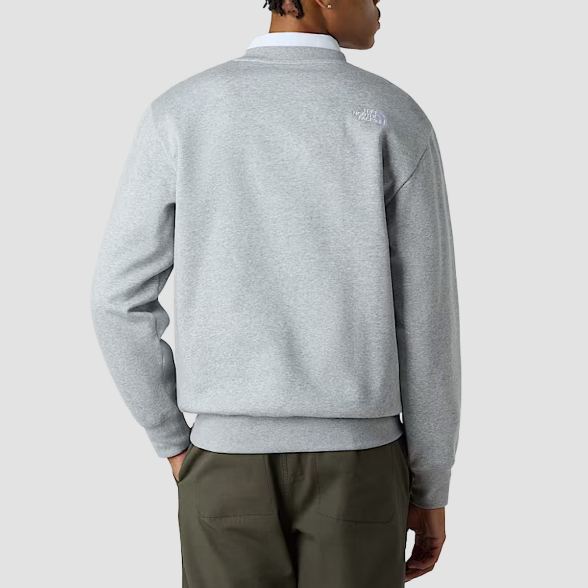 The North Face Essential Relaxed Crew Sweatshirt TNF Light Grey Heather