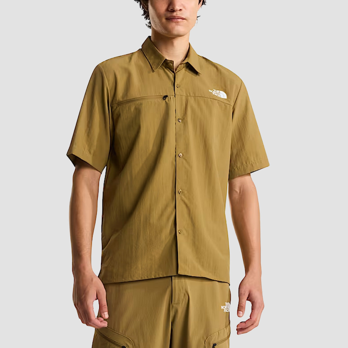 The North Face Packable Short Sleeve Shirt Cedar