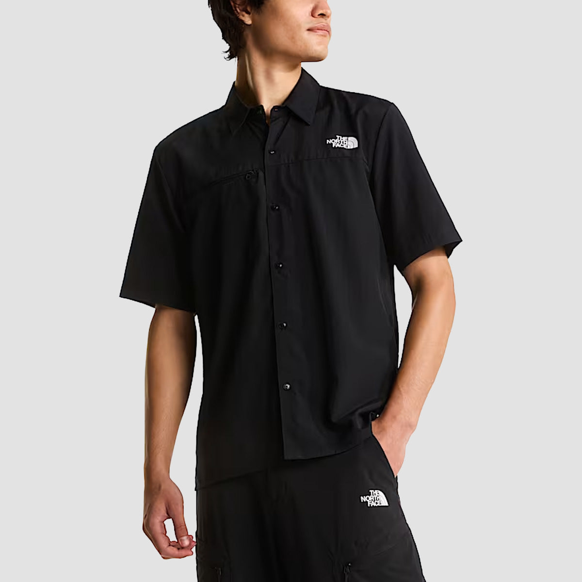 The North Face Packable Short Sleeve Shirt TNF Black