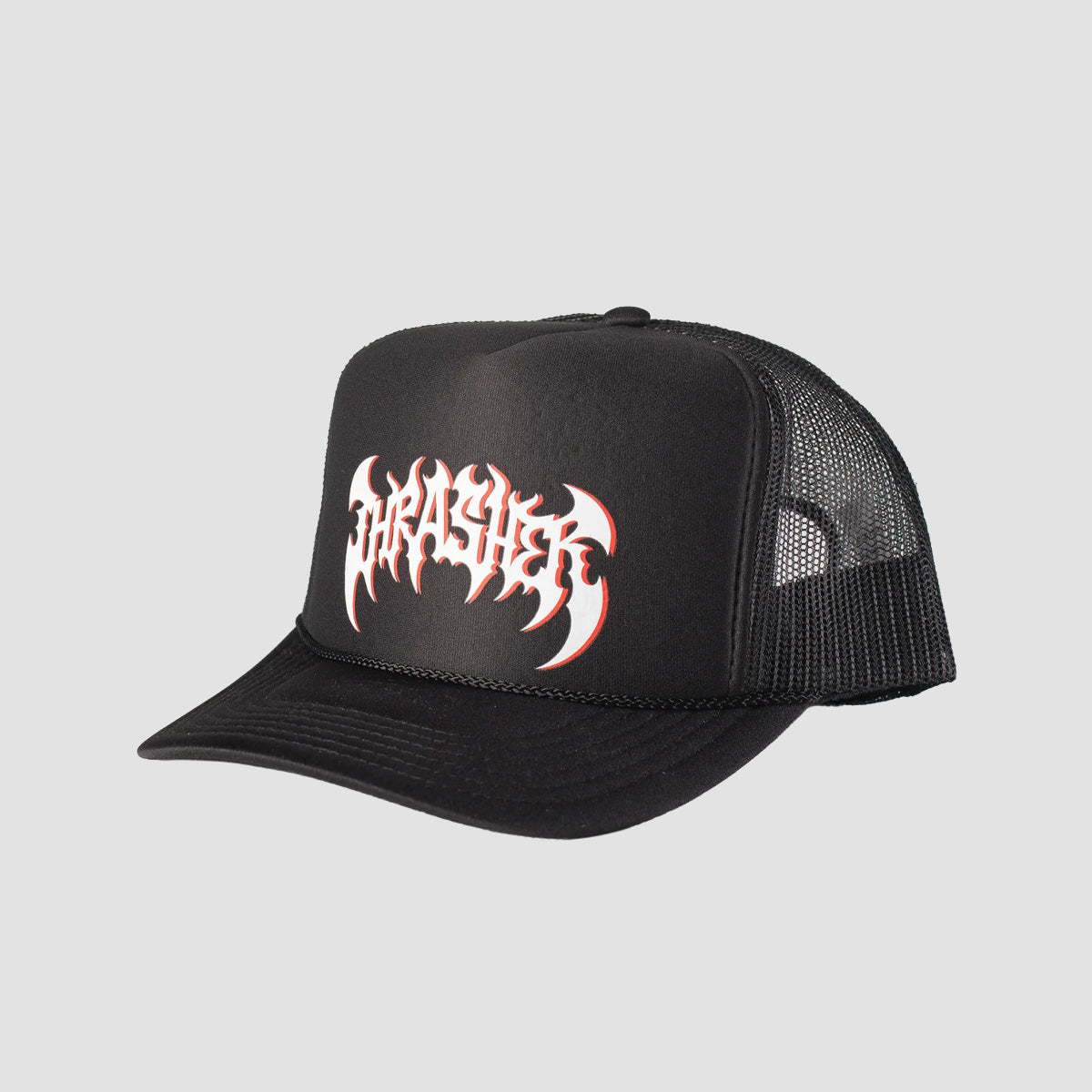 Thrasher Heavy Metal Trucker Cap Black