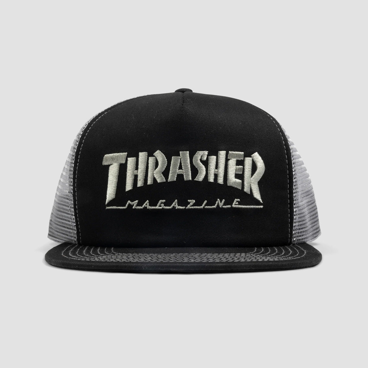 Thrasher Mag Logo Trucker Cap Black/Grey