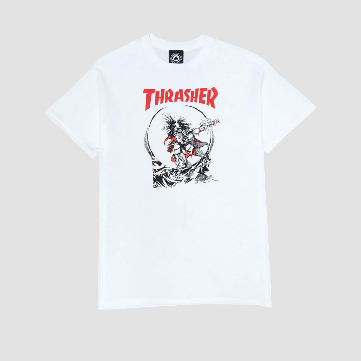 Thrasher Outlaw 2-Tone T-Shirt White