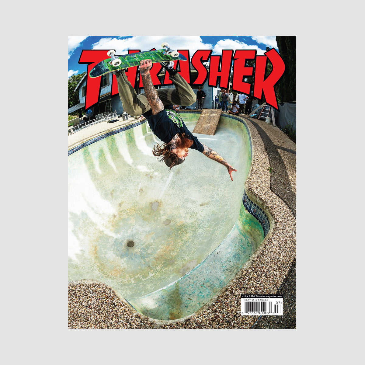 Thrasher Skateboard Magazine July 2024
