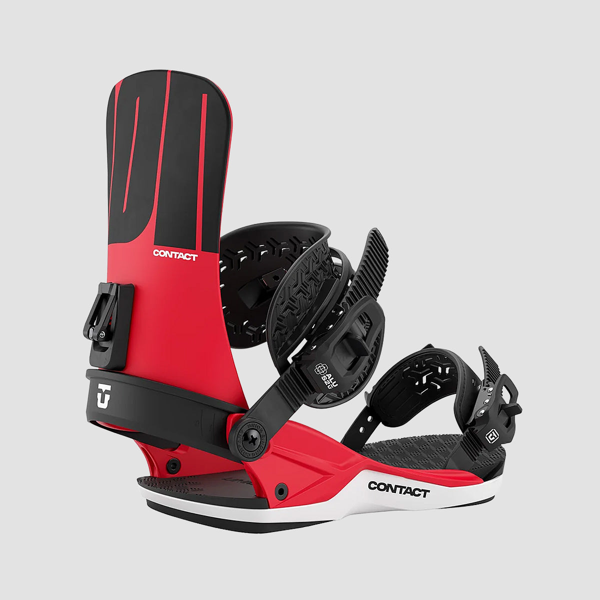 Union Contact Snowboard Bindings Red