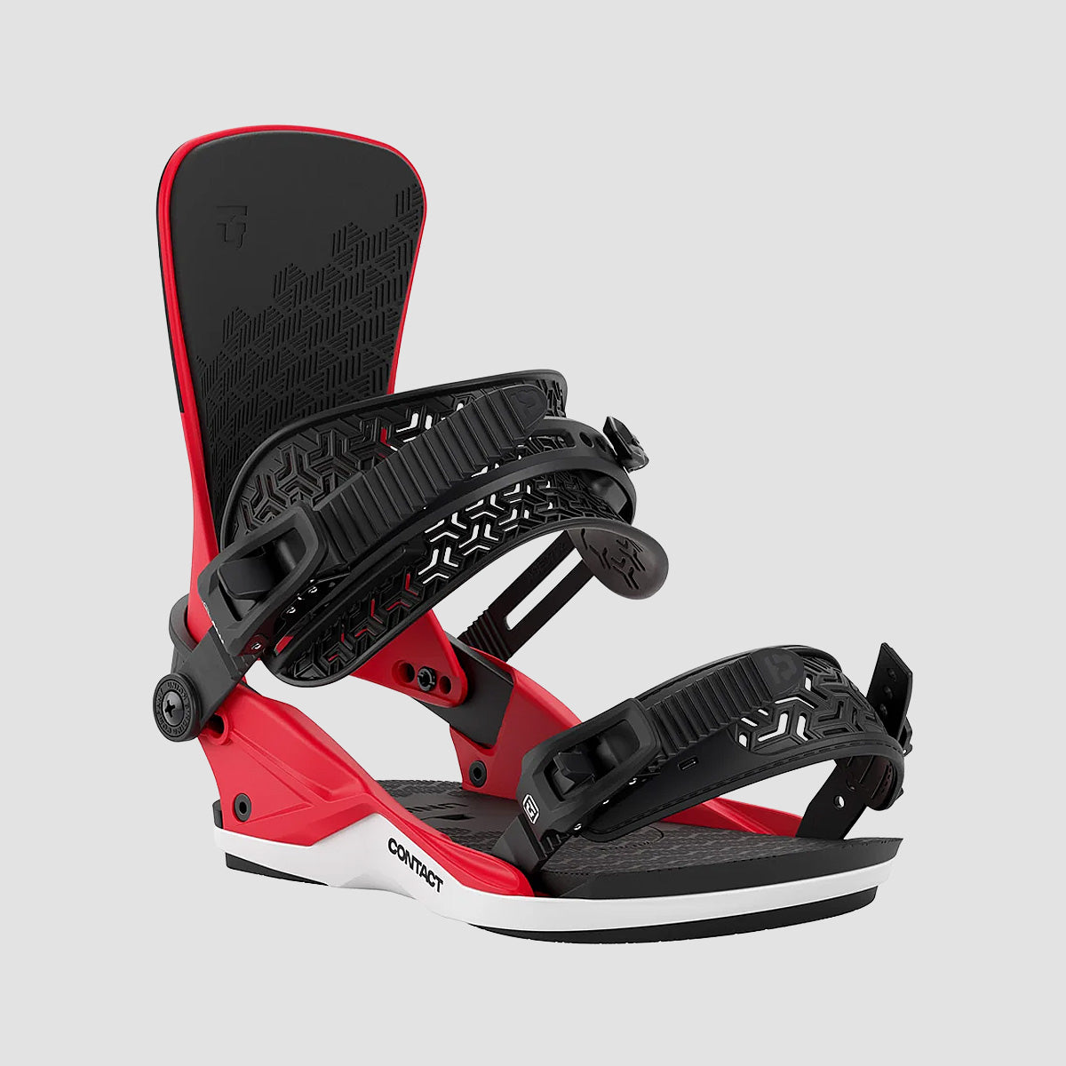 Union Contact Snowboard Bindings Red