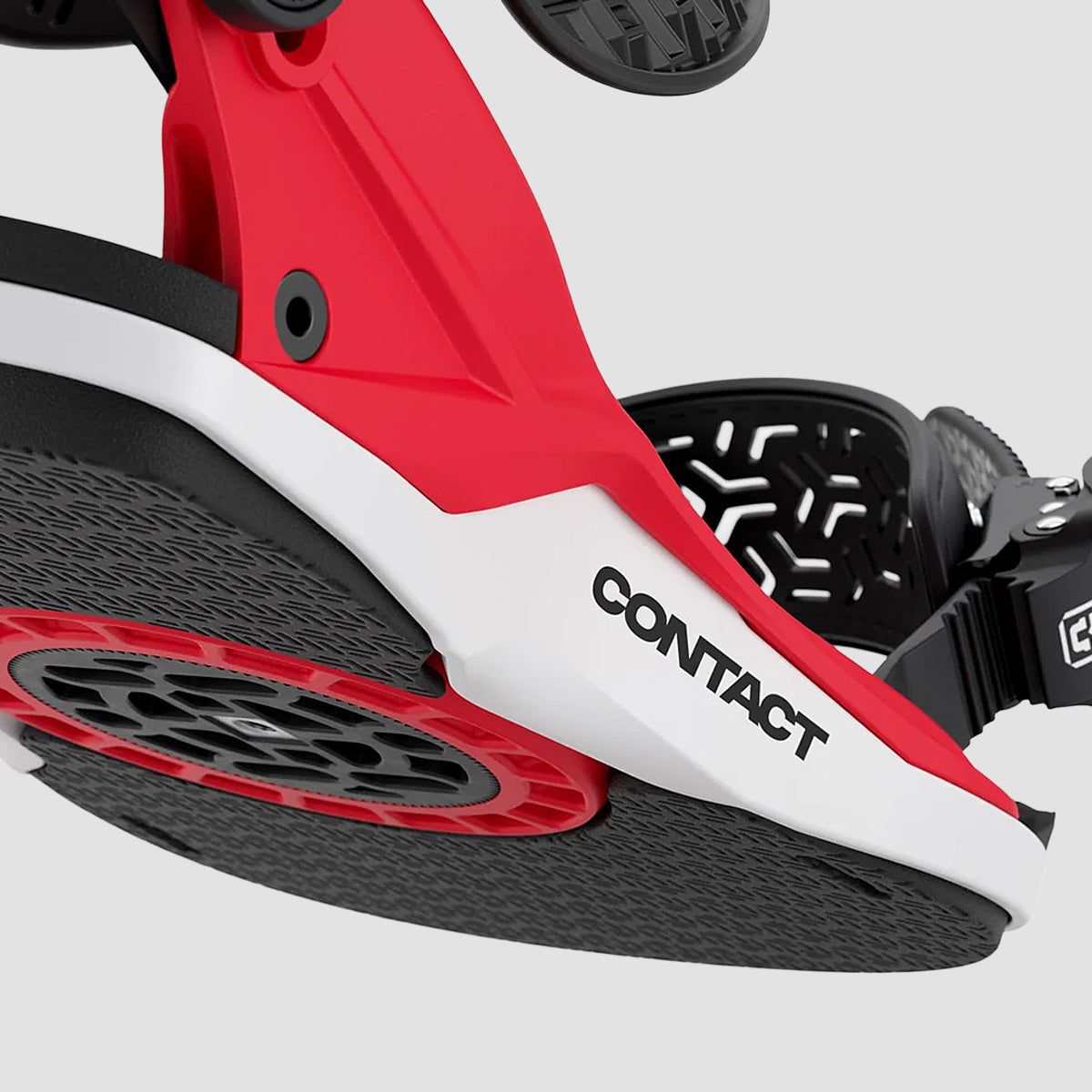 Union Contact Snowboard Bindings Red
