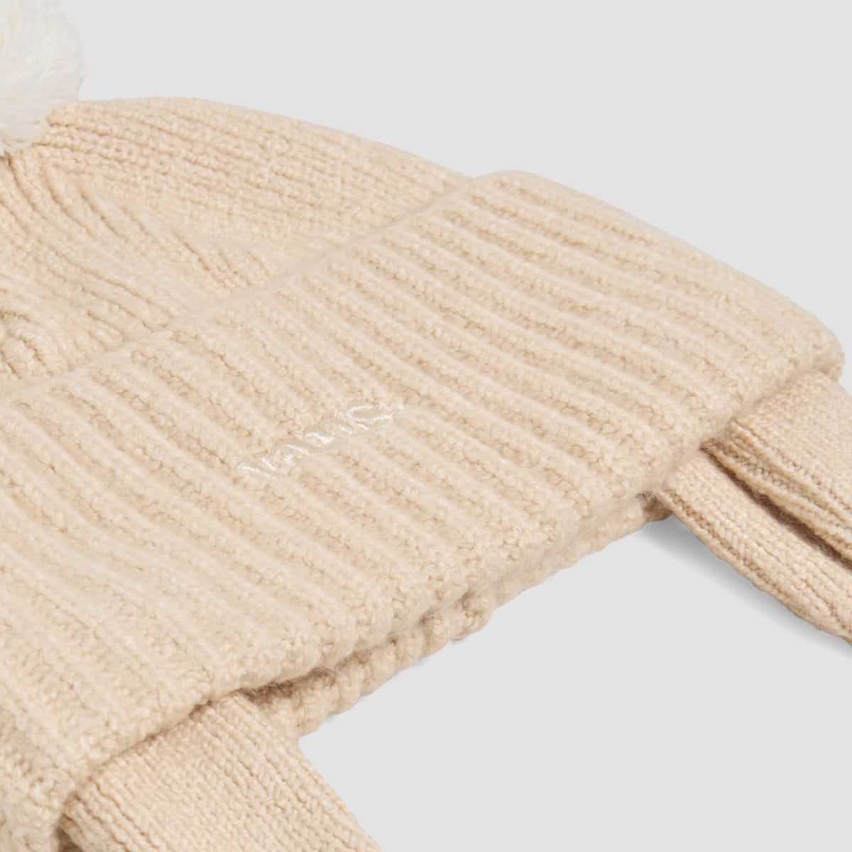 Vans 66 Earflap Pom Beanie Marshmallow