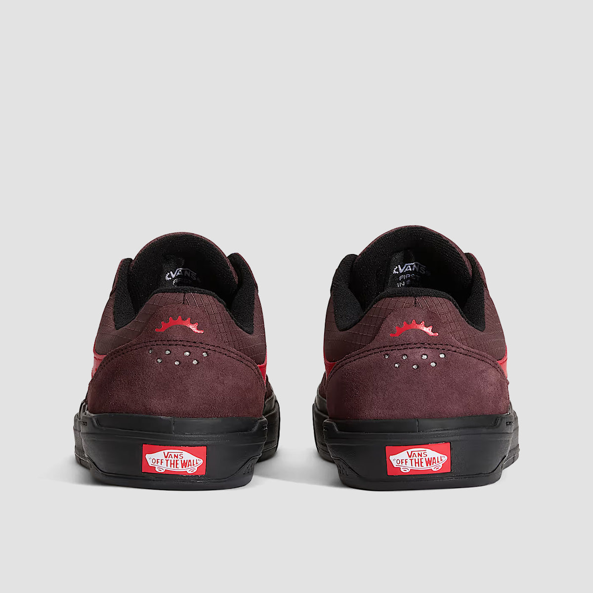 Vans BMX Proof Wafflecup Shoes - Brown/Rio Red/Black