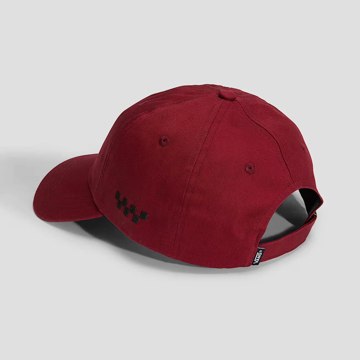 Vans Check Side Curved Bill Jockey Cap Bordeaux