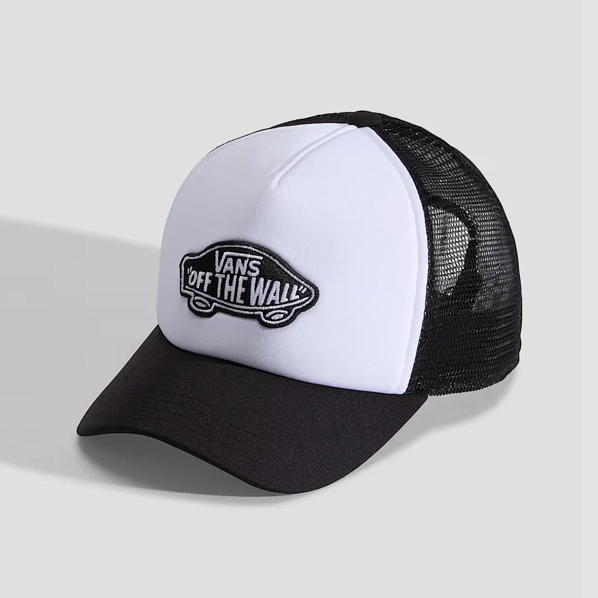Vans Classic Patch Curved Bill Trucker Cap Black/White - Kids