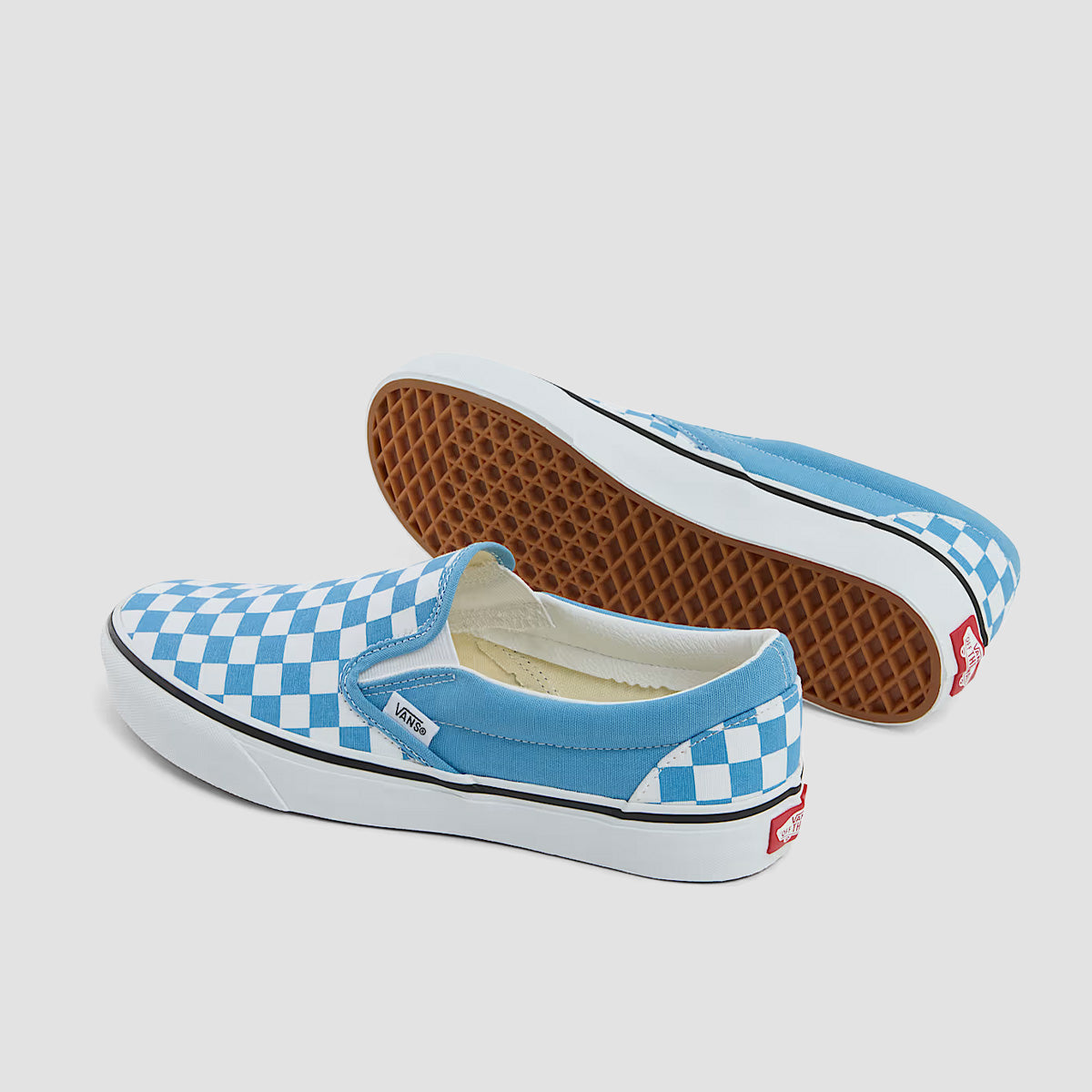 Vans Classic Slip-On Shoes - Checkerboard Heritage Blue