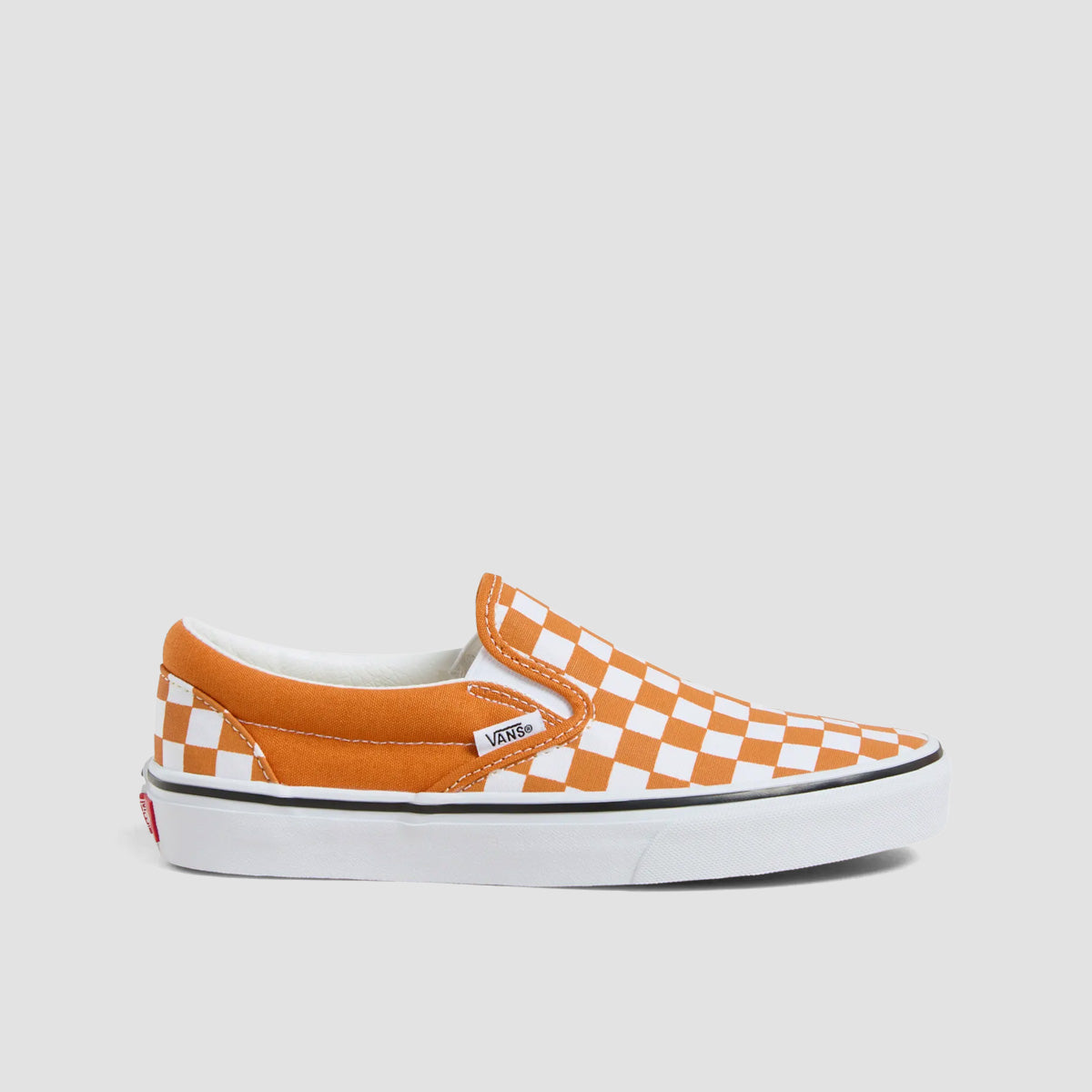 Vans Classic Slip-On Shoes - Colour Theory Checkerboard Marmalade