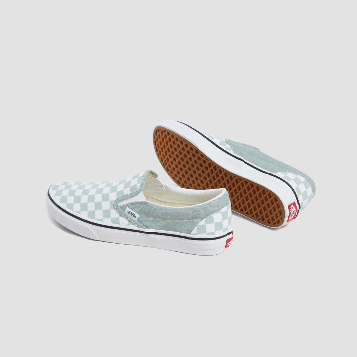 Vans Classic Slip-On Shoes - Colour Theory Checkerboard Pure Grey